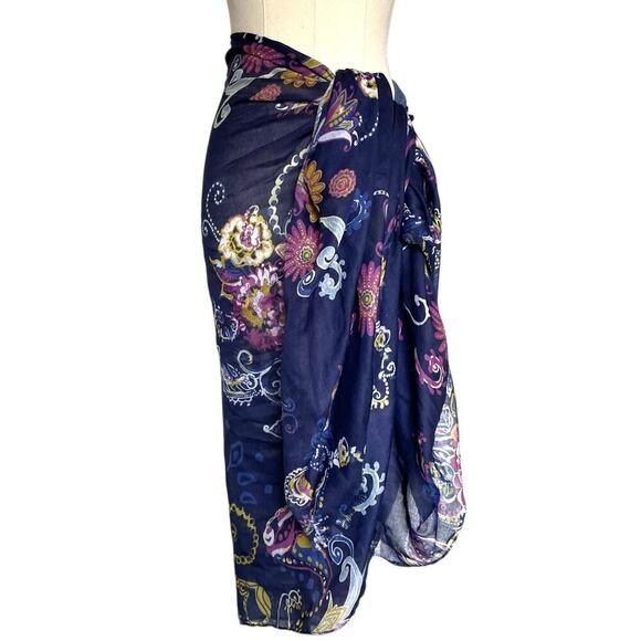 Paisley Pashmina Scarf Shawl Sarong Floral Delicate Feminine Multifunctional Art - Picture 2 of 10